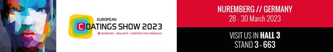 European Coatings Show 2023: Face to Face in Nürnberg!